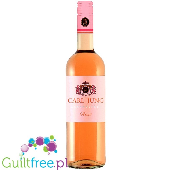 Carl Jung Rosé - różowe półwytrawne wino bezalkoholowe 19kcal