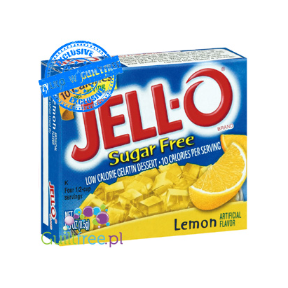 Jell-O Jelly Lemon 10kcal zero sugar