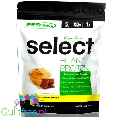 Select Protein Vegan Series, Chocolate Peanut Butter, 5 servings (170g)