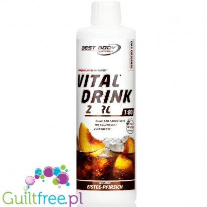 Vital Drink Peach Ice Tea 500ml sugar free concetrate with L-carnitine
