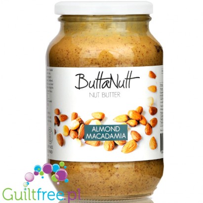 ButtaNutt Almond Macadamia 1KG - roasted nut butter from RPA