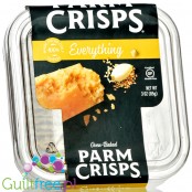 Parm Crisps Everything Spice Oven-Baked cheese crisps with herbs, zero carbs