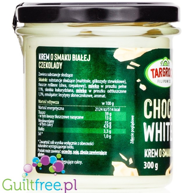 Targroch Chocoela White sugar free white chocolate spread