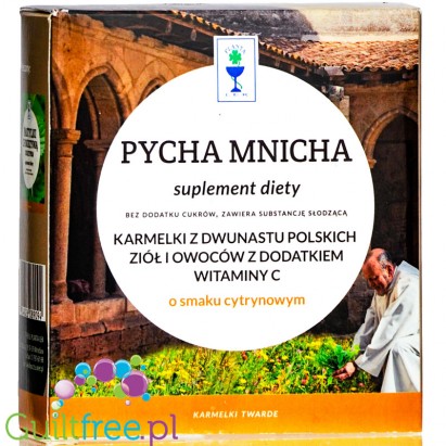 Pycha Mnicha (Monk's Yummy), sugar free lemon hard candies