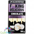 AllNutrition F ** king Delicious Milky Choco Coconut - sugar free milk chocolate