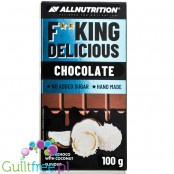 AllNutrition F ** king Delicious White Choco Coconut - sugar free white chocolate