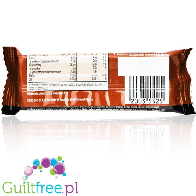 Protein Bar Choco Crisps 50% - protein bar 50% protein, 170kcal