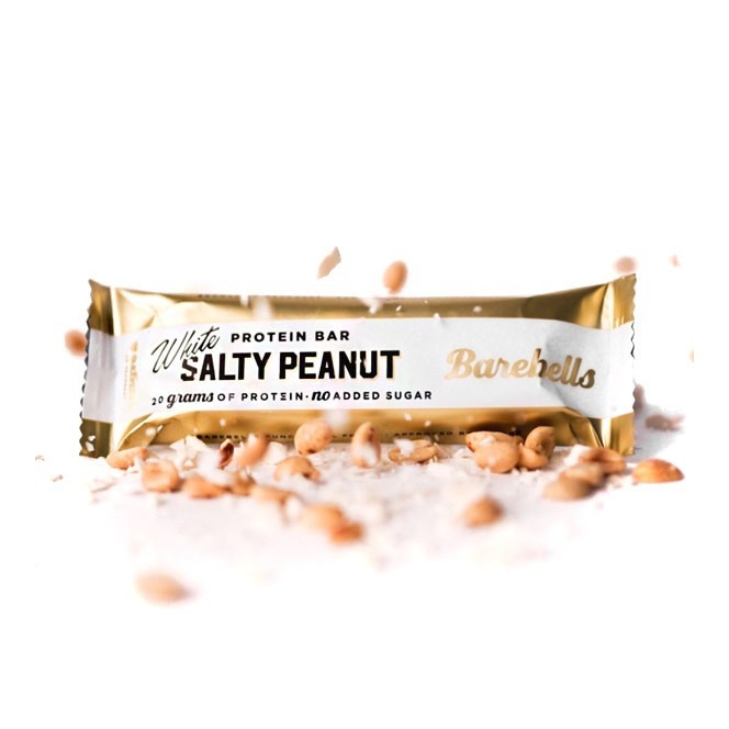 Barebells White Salty Peanut - baton białkowy Biała Czekolada & Solone Orzechy