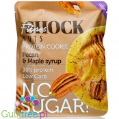 Shock Fitnes Dessert Pecan & Maple Syrup 110kcal - ciastko proteinowe bez cukru, smak Pekany & Syrop Klonowy