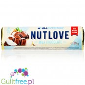 AllNutrition NutLove Milk Chocolate Almond Coconut - sugar free chocolate bar
