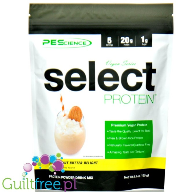 Select Protein Vegan Series, Peanut Butter Deligh, 5 servings (170g)