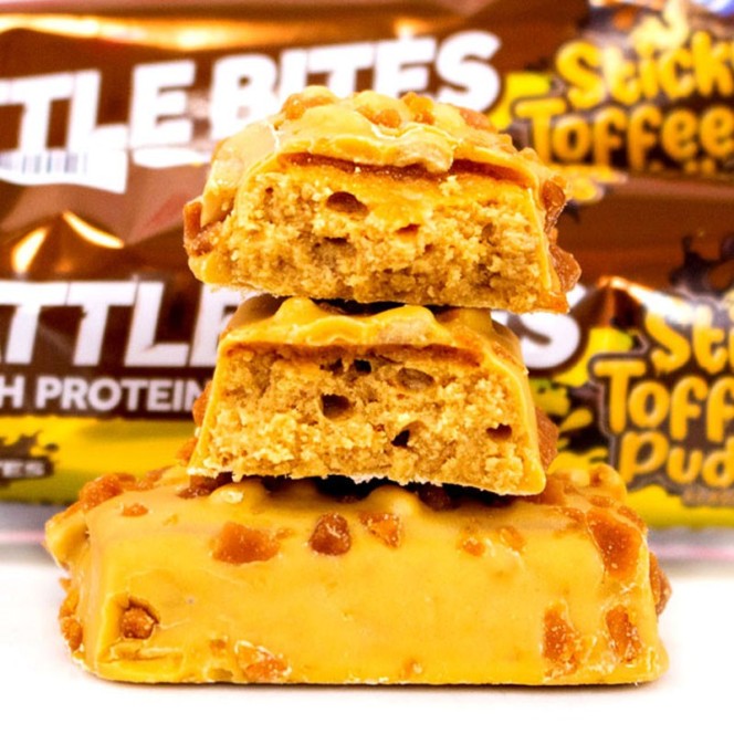 Battle Bites Sticky Toffee Pudding protein bar