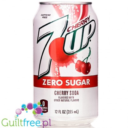 7UP Cherry Free 330ml, calorie free, sugar free