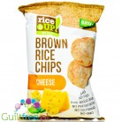 RiceUp thin Cheese flavored whole-grain thin brown rice chips
