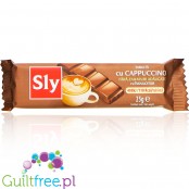 Sly Nutritia Milk Chocolate Cappuccino 118kcal - mleczna czekoladka o smaku kawowym bez dodatku cukru