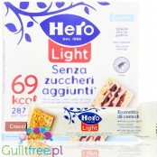 Hero Light Cioccolato sugar free Müsli Bar with milk chocolate 69kcal