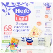Hero Light Cereali & Nocciole - batonik zbożowy bez cukru z orzechami laskowymi68kcal
