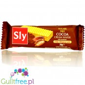 Sly Nutritia Cocoa Cream Wafer 89kcal - wafelek z kremem kakaowym bez cukru