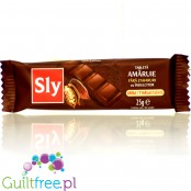Sly Nutritia Dark Chocolate 116kcal - baton z czekolady deserowej bez dodatku cukru