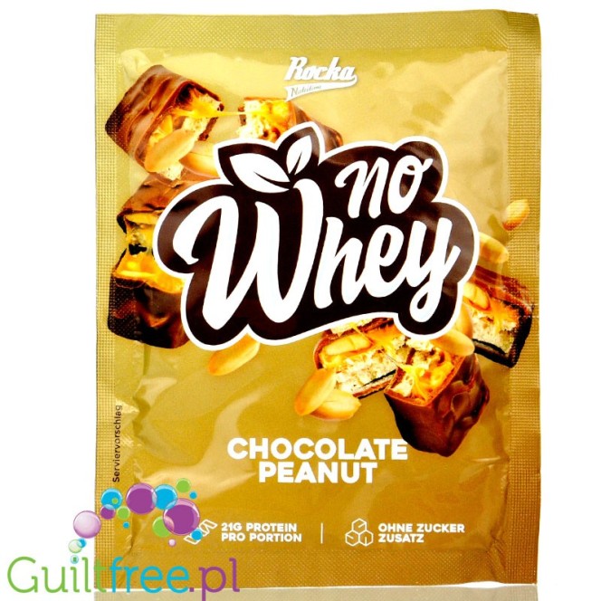 Rocka Nutrition NO WHEY Vegan Protein Chocolate Peanut  30g