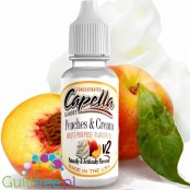 Capella Peaches & Cream V2 concentrated lliquid flavor