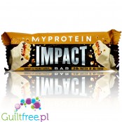 MyProtein Impact Bar Cookies & Cream - baton białkowy Ciasteczka, Karmel Czekolada, 20g białka & 230kcal