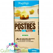 Torras Fitstyle Postres Pastry White - white confectionery chocolate without sugar and maltitol, with erythritol and stevia