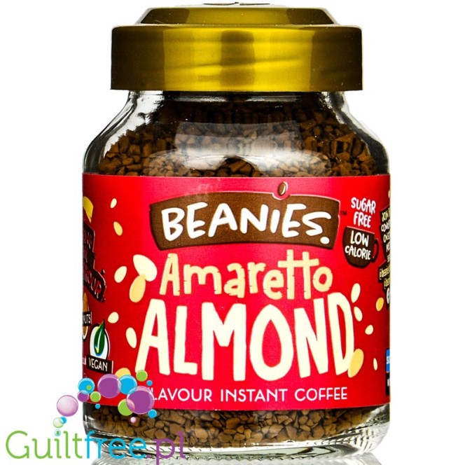Beanies Hot Amaretto Almond instant flavored coffee 2kcal pe cup