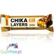 Bombbar Chikalab Chika Layers Toffee & Caramel - baton proteinowy 18g białka & 21g błonnika