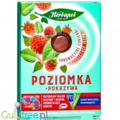 Herbapol Poziomka & Pokrzywa - pastylki bez cukru czyszczące język i odświeżające oddech