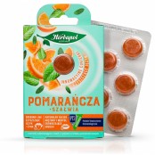 Herbapol Pomarańcza & Szałwia - pastylki bez cukru czyszczące język i odświeżające oddech