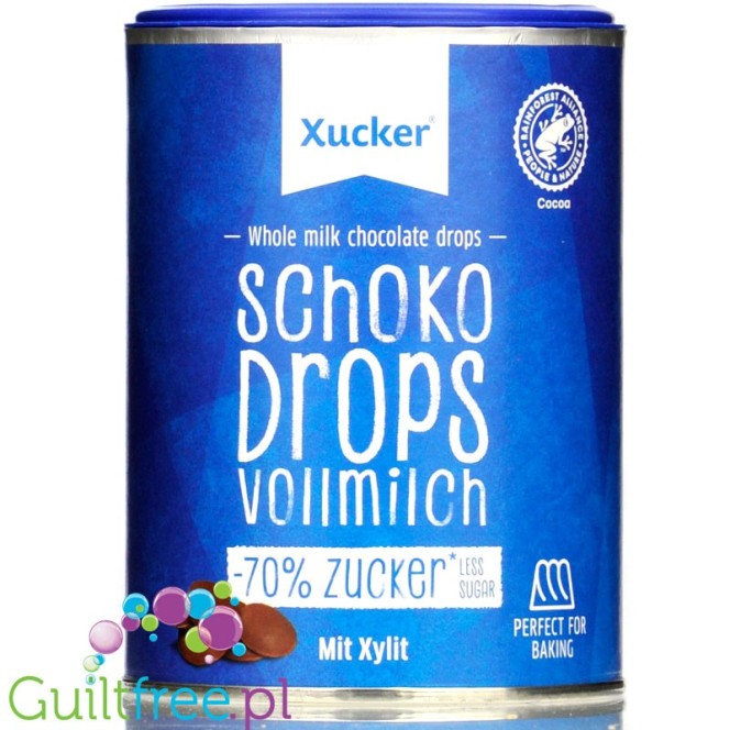 Xucker Milk Chocolate Drops - no added sugar, only with xylit