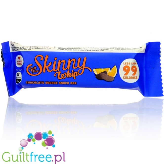 Skinny Whip Orange & Chocolate Snack Bar, 99kcal