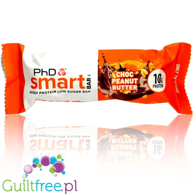Phd Smart Choc & Peanut Butter - baton proteinowy 10g białka & 119kcal