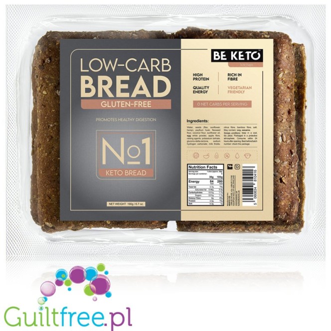 BeKeto - ready to eat gluten free low carb bread