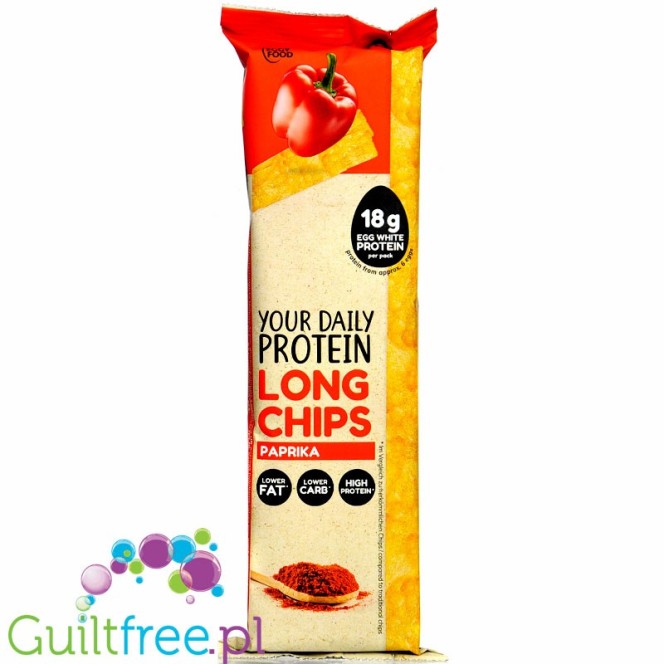 Long Protein Chips - EGGY FOOD Paprika