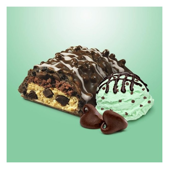 Robert Irvine's Fit Crunch  Snack Size Whey Protein Baked Bar, Mint Chocolate Chip