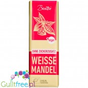 Biosüße Bio-Schokolade Weiße Mandel - organic sugar free Swiss white chocolate with almonds