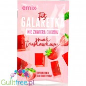 Emix Fit Truskawka - galaretka bez cukru o smaku truskawkowym
