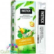 InStick Green Tea, Pear & Basil - rozpuszczalna saszetka smakowa do napoi bez cukru, Zielona Herbata, Gruszka & Bazylia