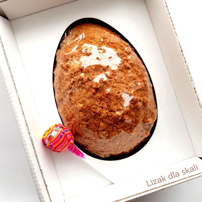 Uovo di Pasqua Biscotto Speculoos - no sugar added giant 0,4kg Easter Egg with cookie pieces