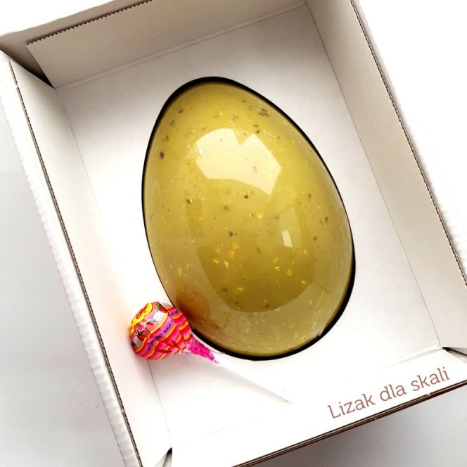 Uovo di Pasqua di Pistacchio - no sugar added giant 0,4kg Easter Egg with pistachios