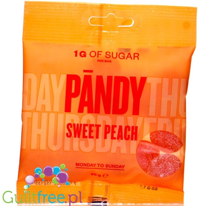 Pandy Candy Sweet Peach - sugar free high fiber & low calorie soft jellies