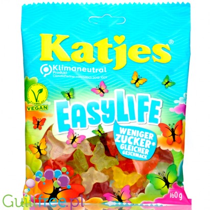 Katjes Sweet Life - żelki  30% mniej cukru, bez słodzików