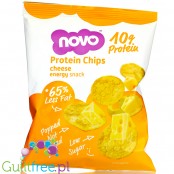 Novo Foods Protein Chips Cheese - Chipsy Proteinowe Serowe 65% mniej tłuszczu