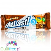 Healthsmart  At Last! Uncoated Protein Bars, Cookie Dough