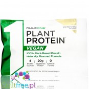 Rule1 R1 Plant Protein Vanilla Crème 30g - wegańska odżywka białkowa bez cukru, bez soi