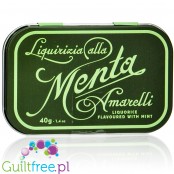 Amarelli Liquirizia alla Menta Green - lukrecja miętowa bez cukru