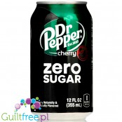 Dr Pepper Cherry Zero Sugar - napój zero kalorii, import USA