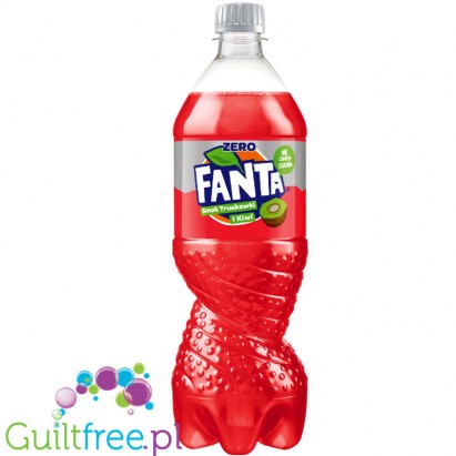 Fanta Zero Strawberry & Kiwi 0,85L sugar, calorie free